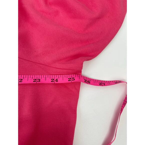 Quacker Factory Hot Pink Sequin 3/4 Sleeve‎ Size 2X Vacation Resort - Picture 5 of 6